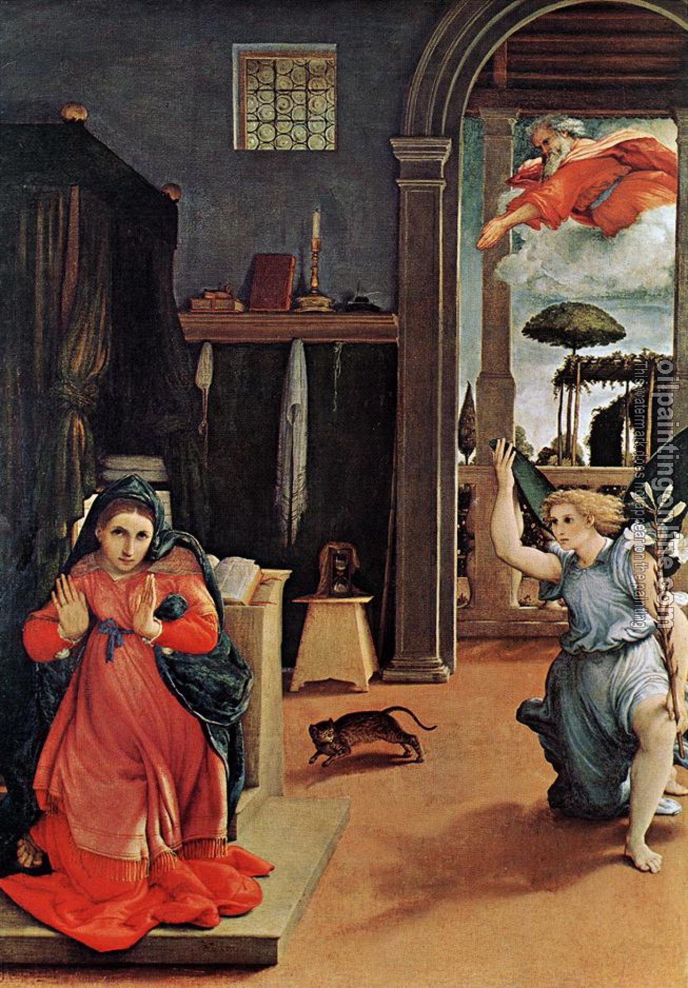 Lotto, Lorenzo - Annunciation